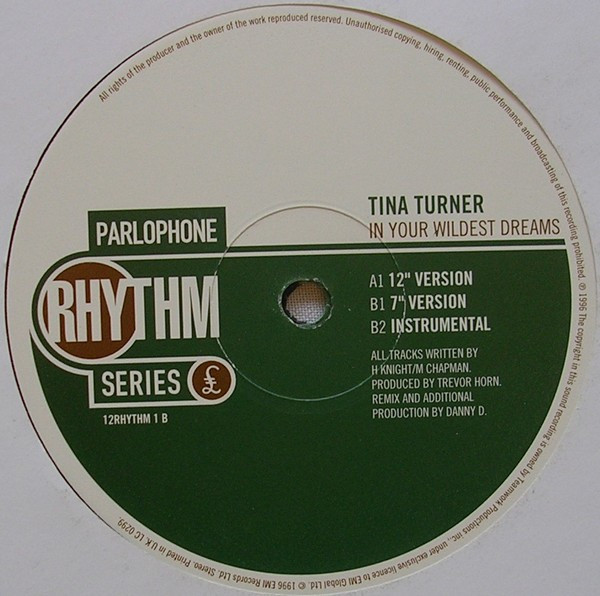 Tina Turner - In Your Wildest Dreams | Rhythm Series (12RHYTHM 1) - 2 Tina Turner - In Your Wildest Dreams | Rhythm Series (12RHYTHM 1) - 2