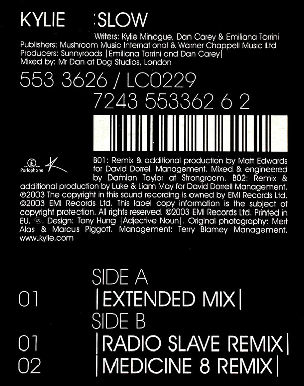 Kylie Minogue - Slow | Parlophone (553 3626) - 4 Kylie Minogue - Slow | Parlophone (553 3626) - 4
