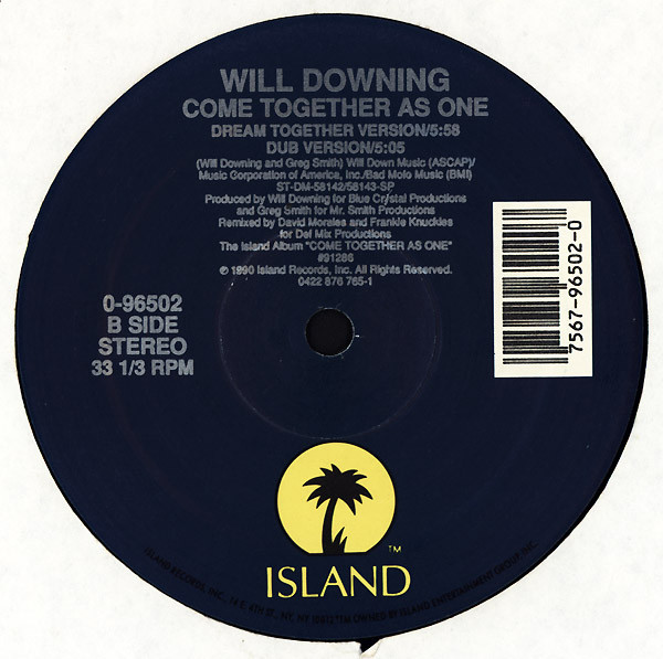 Will Downing - Come Together As One | Island Records (0-96502) - 4