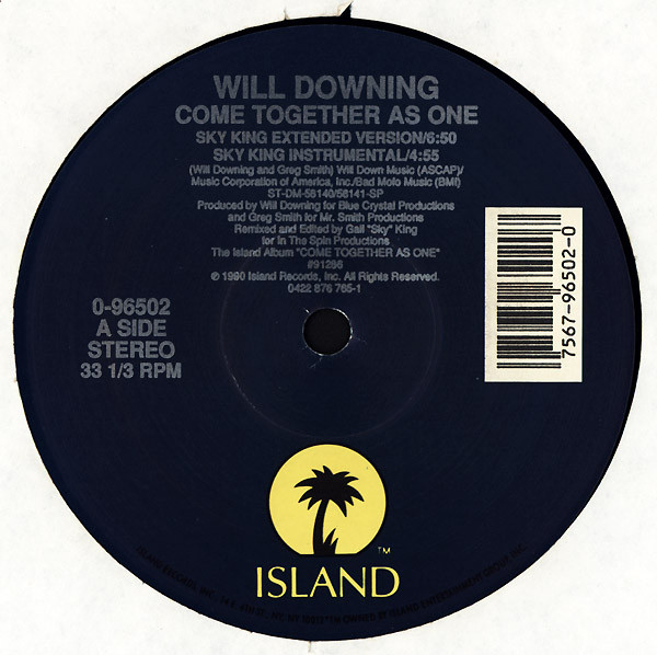 Will Downing - Come Together As One | Island Records (0-96502) - 3