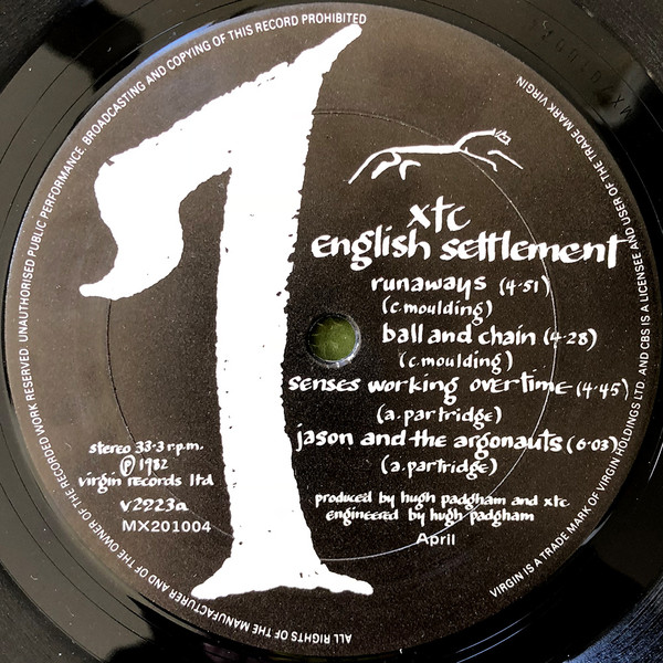 XTC - English Settlement | Virgin (V 2223) - 3 XTC - English Settlement | Virgin (V 2223) - 3