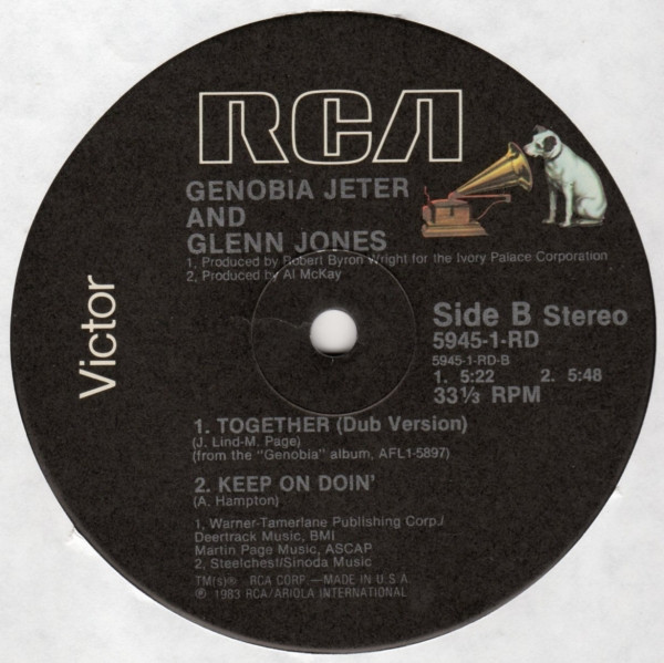 Genobia Jeter And Glenn Jones - Together | RCA Victor (5945-1-RD) - 4 Genobia Jeter And Glenn Jones - Together | RCA Victor (5945-1-RD) - 4