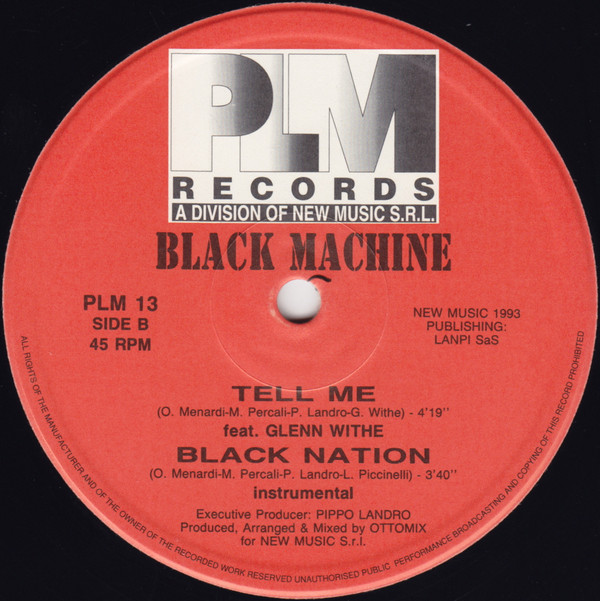 Black Machine - Double Mix | PLM Records (PLM 13) - 4 Black Machine - Double Mix | PLM Records (PLM 13) - 4