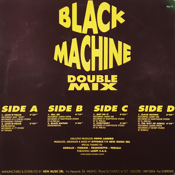 Black Machine - Double Mix | PLM Records (PLM 13) - 2 Black Machine - Double Mix | PLM Records (PLM 13) - 2