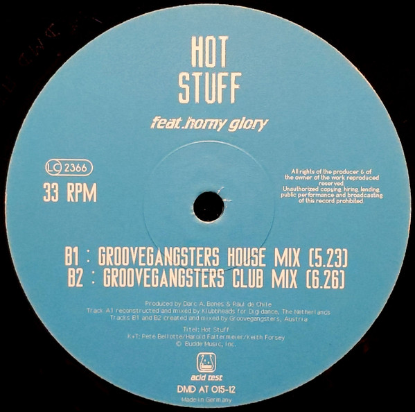 Hot Stuff Feat. Horny Glory - Hot Stuff | Acid Test (DMD AT 015-12) - 2 Hot Stuff Feat. Horny Glory - Hot Stuff | Acid Test (DMD AT 015-12) - 2
