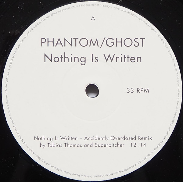 Phantom/Ghost - Nothing Is Written | Ladomat 2000 (Lado 2156-0) - main