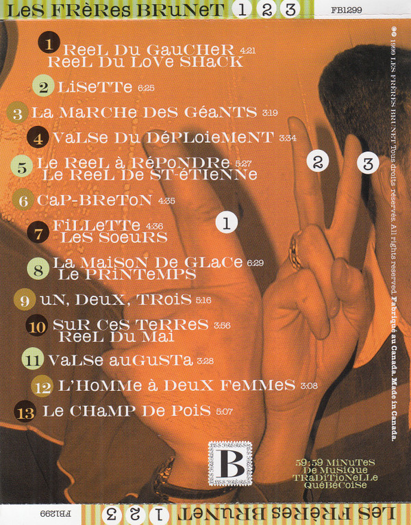 Les Frères Brunet - 1 2 3 | Not On Label (Les Frères Brunet Self-released) (none) - 2 Les Frères Brunet - 1 2 3 | Not On Label (Les Frères Brunet Self-released) (none) - 2
