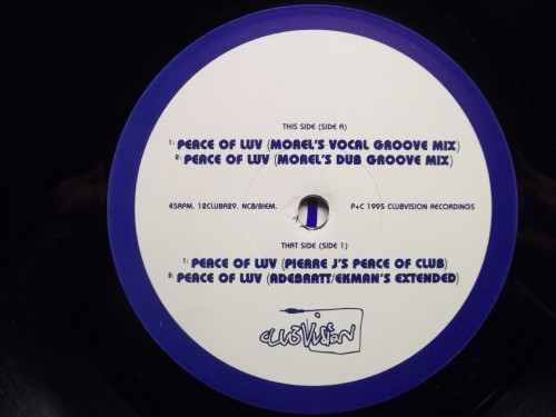 Club Land featuring Zemya Hamilton - Peace Of Luv | Clubvision Recordings (12CLUBA29) - 2 Club Land featuring Zemya Hamilton - Peace Of Luv | Clubvision Recordings (12CLUBA29) - 2