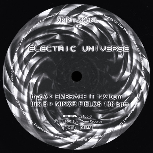 Electric Universe - Embrace EP | Spirit Zone Recordings (Spirit Zone 105) - 3