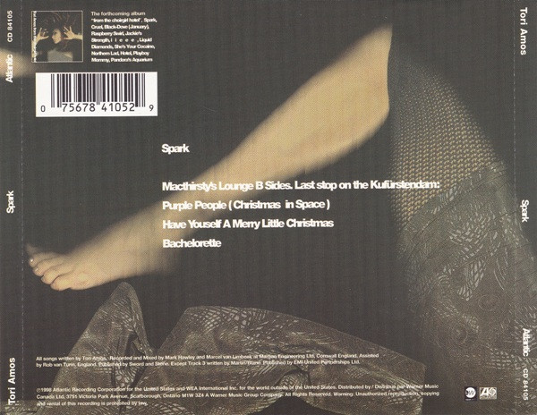 Tori Amos - Spark | Atlantic (CD 84105) - 2