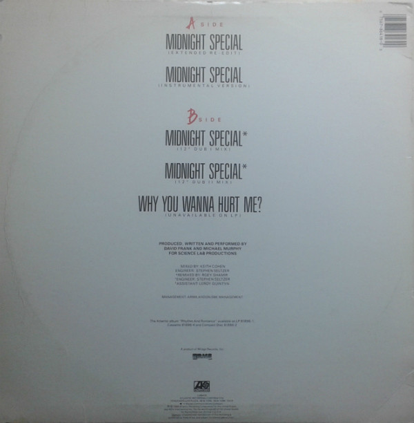 The System - Midnight Special | Atlantic (0-86418) - 2 The System - Midnight Special | Atlantic (0-86418) - 2