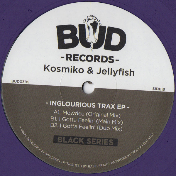 Kosmiko , Jellyfish - Inglorious Trax EP | Bud Records (BUD03BSP)