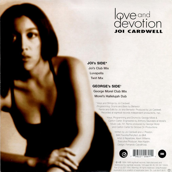 Joi Cardwell - Love And Devotion | Eightball Records (EB69) - 2 Joi Cardwell - Love And Devotion | Eightball Records (EB69) - 2