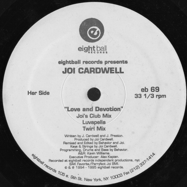 Joi Cardwell - Love And Devotion | Eightball Records (EB69) - 4 Joi Cardwell - Love And Devotion | Eightball Records (EB69) - 4