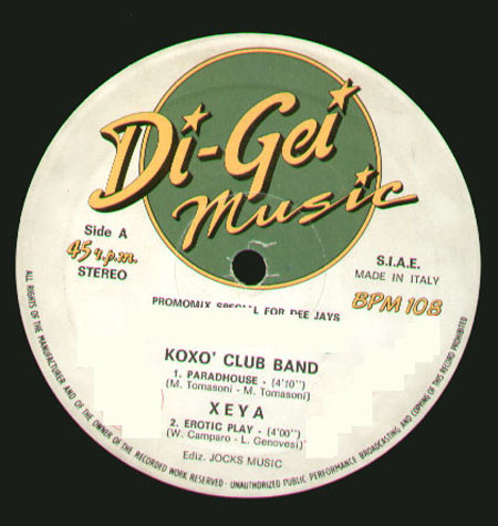 Various - Promomix Special For Dee Jays | Di-Gei Music (BPM 108) - main