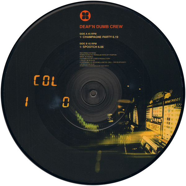 Sébastien Léger & Nicolas De Floriant Introducing Deaf'N Dumb Crew - Champagne Party / Spootch | Black Jack (BLACKJACK ES3) - 2