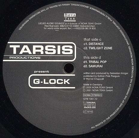 Tarsis - G-Lock | Liquid Audio Soundz (GTN 1061.12) - 3