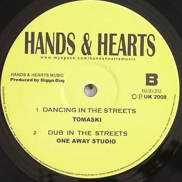 Omar Perry / Tomaski - Rail Up / Dancing In The Streets | Hands & Hearts (H&H1203) - 2 Omar Perry / Tomaski - Rail Up / Dancing In The Streets | Hands & Hearts (H&H1203) - 2