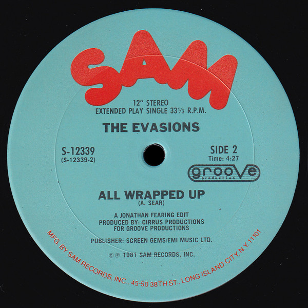 The Evasions - Wikka Wrap | Sam Records (S-12339) - 2 The Evasions - Wikka Wrap | Sam Records (S-12339) - 2
