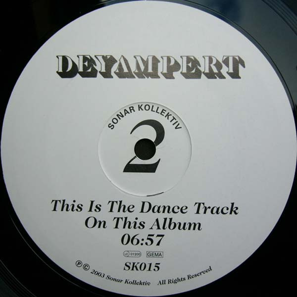 Deyampert - Held Him First | Sonar Kollektiv (SK015) - 4