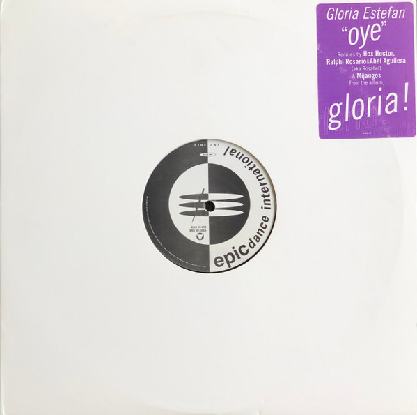 Gloria Estefan - Oye | Epic Dance International (EAS 41403) - main Gloria Estefan - Oye | Epic Dance International (EAS 41403) - main