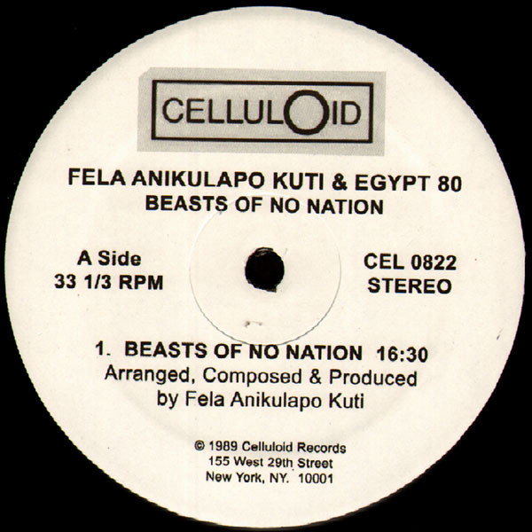 Fela - Beasts Of No Nation | Celebrate Life (CEL 0822) - 2 Fela - Beasts Of No Nation | Celebrate Life (CEL 0822) - 2
