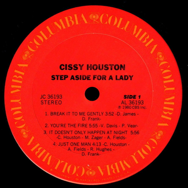 Cissy Houston - Step Aside For A Lady | Columbia (JC 36193) - 3