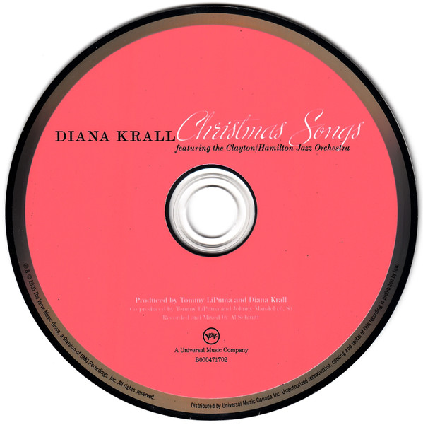 Diana Krall Featuring The Clayton/Hamilton Jazz Orchestra - Christmas Songs | Verve Records (B000471702) - 3 Diana Krall Featuring The Clayton/Hamilton Jazz Orchestra - Christmas Songs | Verve Records (B000471702) - 3