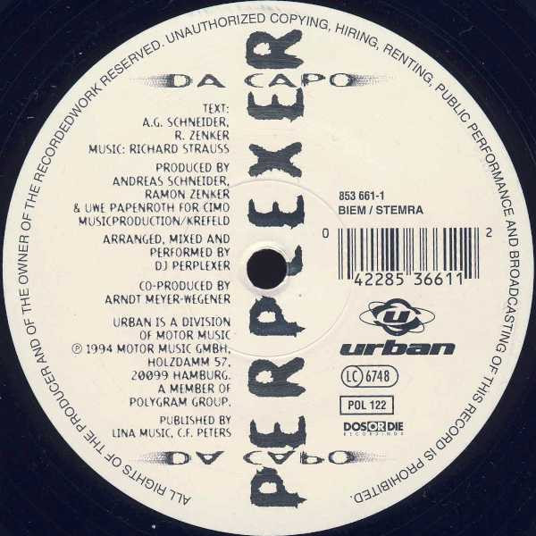 Perplexer - Da Capo | Urban (853 661-1) - 4 Perplexer - Da Capo | Urban (853 661-1) - 4
