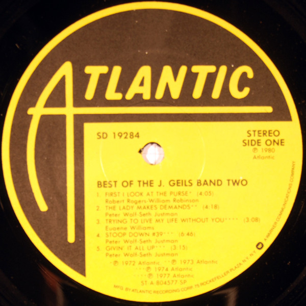 Best Of The J. Geils Band Two