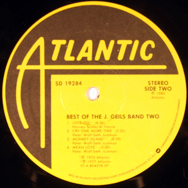 Best Of The J. Geils Band Two