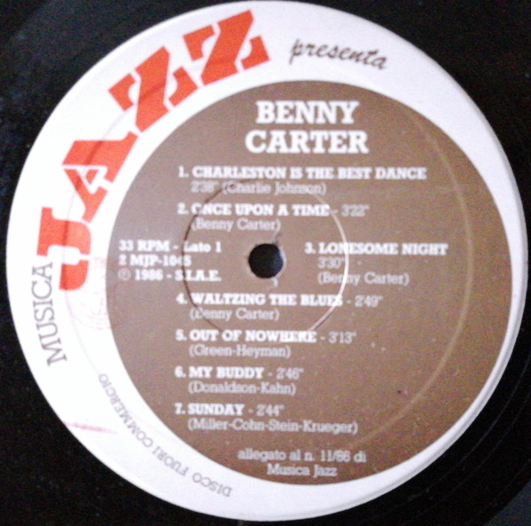 Benny Carter - Benny Carter | Musica Jazz (2MJP 1045) - 3 Benny Carter - Benny Carter | Musica Jazz (2MJP 1045) - 3