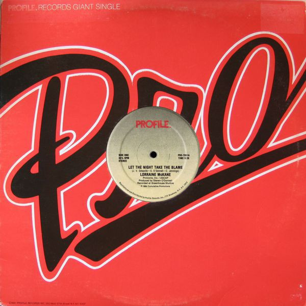 Lorraine McKane - Let The Night Take The Blame | Profile Records (PRO-7061) - 3 Lorraine McKane - Let The Night Take The Blame | Profile Records (PRO-7061) - 3