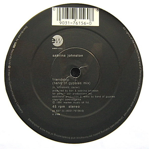 Sabrina Johnston - Friendship | EastWest (YZ637T) - 3