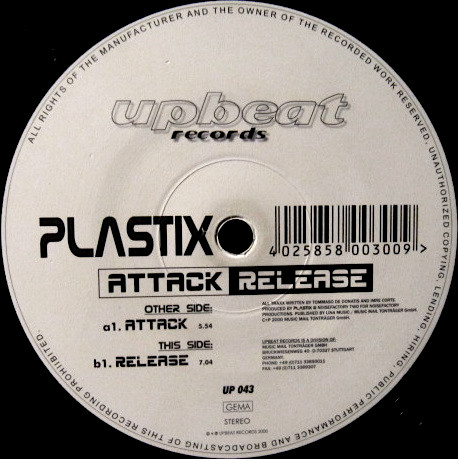 Plastix - Attack / Release | Upbeat Records (UP 043) - 3