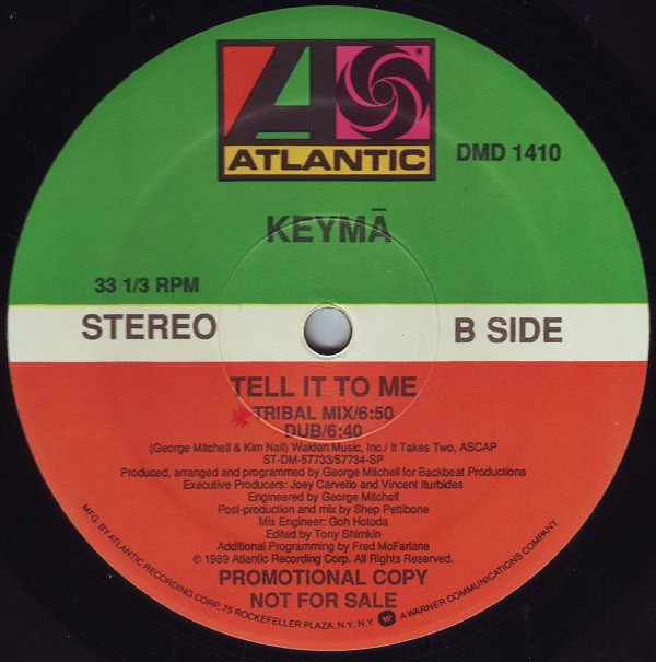Keyma - Tell It To Me | Atlantic (DMD 1410) - 2 Keyma - Tell It To Me | Atlantic (DMD 1410) - 2