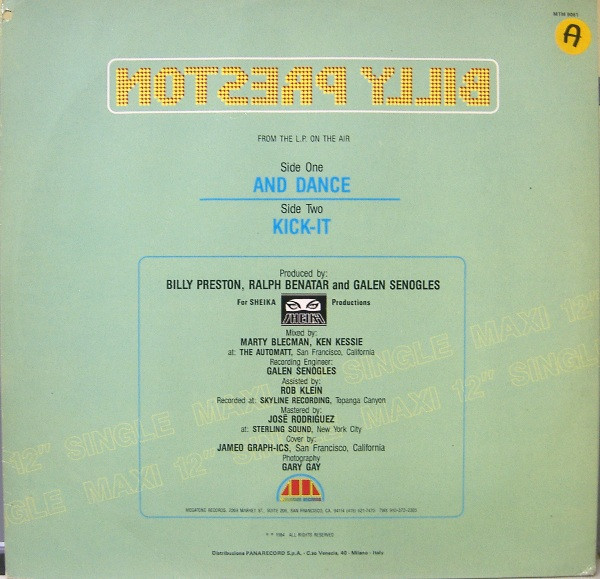 Billy Preston - And Dance / Kick-It | Megatone Records (MTM 9061) - 2