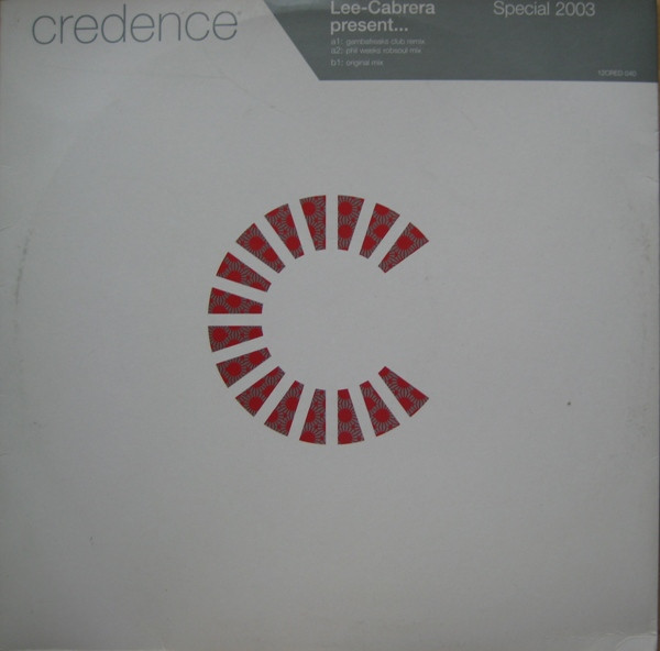 Lee-Cabrera - Special 2003 | Credence (12cred040)