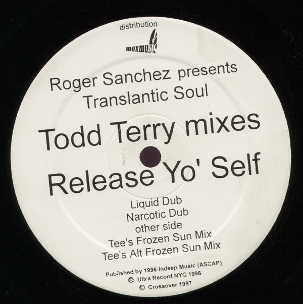 Roger Sanchez Presents Transatlantic Soul - Release Yo' Self (Todd Terry Mixes) | Crossover Music (RED 102)