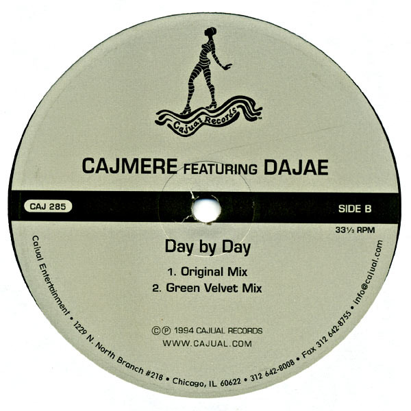Cajmere Featuring Dajaé - Day By Day (Remixes) | Cajual Records (CAJ 285) - main
