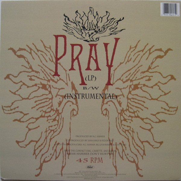 MC Hammer - Pray | Capitol Records (V-15617) - 2