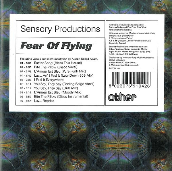 Sensory Productions - Fear Of Flying | Other (THECD 104)