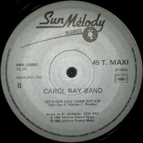 Carol Ray Band - John Lee Hooker + J.L.H. 83 | Sun Mélody Records (SMR 1229002) - 2 Carol Ray Band - John Lee Hooker + J.L.H. 83 | Sun Mélody Records (SMR 1229002) - 2