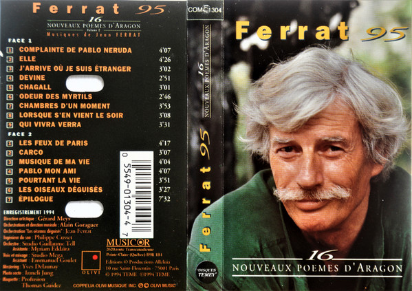 Ferrat - Ferrat 95 - 16 Nouveaux Poèmes D'Aragon - Volume 2 | Olivi (COM4-1304) - 2 Ferrat - Ferrat 95 - 16 Nouveaux Poèmes D'Aragon - Volume 2 | Olivi (COM4-1304) - 2