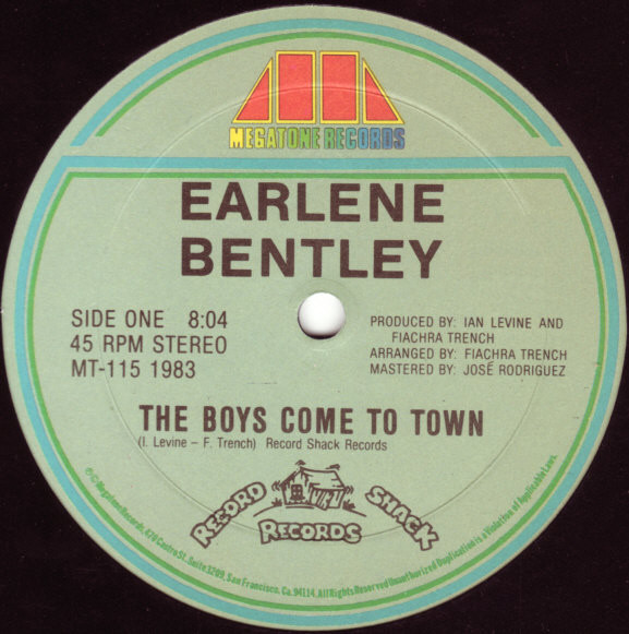 Earlene Bentley - The Boys Come To Town | Megatone Records (MT-115)