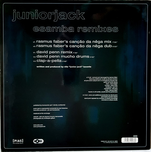 Junior Jack - E Samba (Remixes) | [PIAS] Recordings (PIASB 107 R) - 2