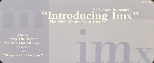 IMX - In & Out Of Love | MCA Records (MCA8P 4451) - 3