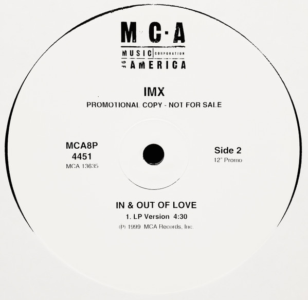 IMX - In & Out Of Love | MCA Records (MCA8P 4451) - 2