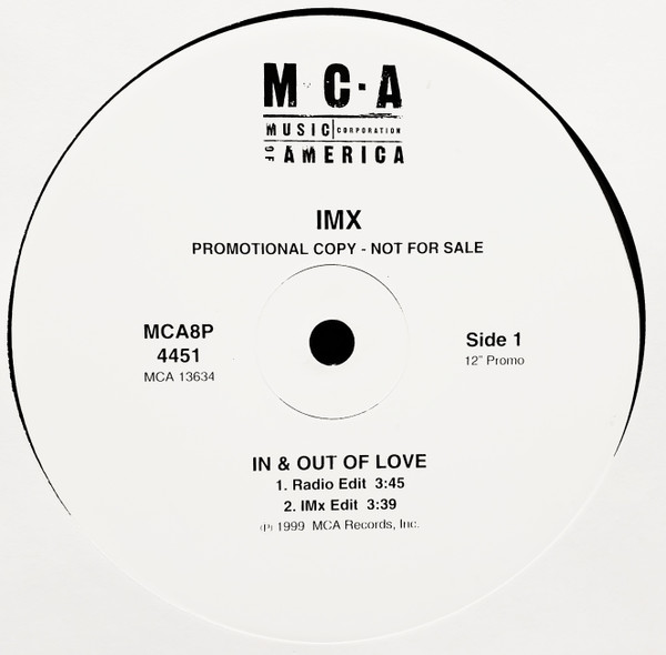 IMX - In & Out Of Love | MCA Records (MCA8P 4451) - main