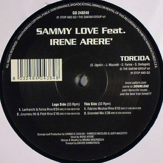 Sammy Love Feat. Irene Arere - Torcida | Stop And Go (GO 248248) - main Sammy Love Feat. Irene Arere - Torcida | Stop And Go (GO 248248) - main